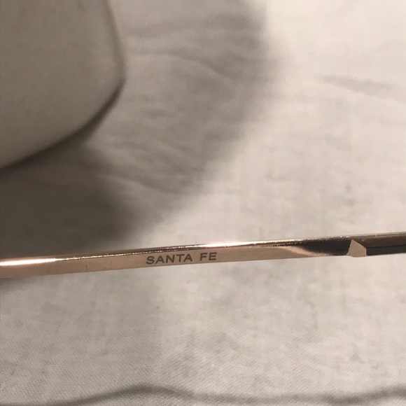 Quay “Santa Fe” Gold Metal Cat Eye/Aviator Style Frames Gray Lens - Picture 4 of 12